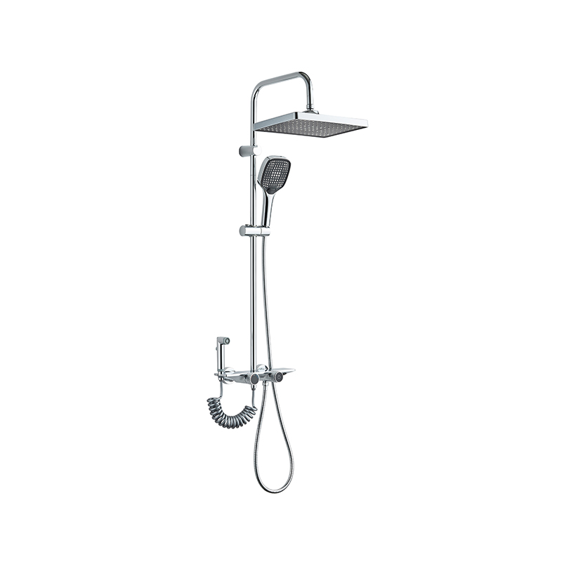 LD-14 Plated Stainless Steel Shower Column Set LD-14 Plated Stainless Steel Shower Column Set