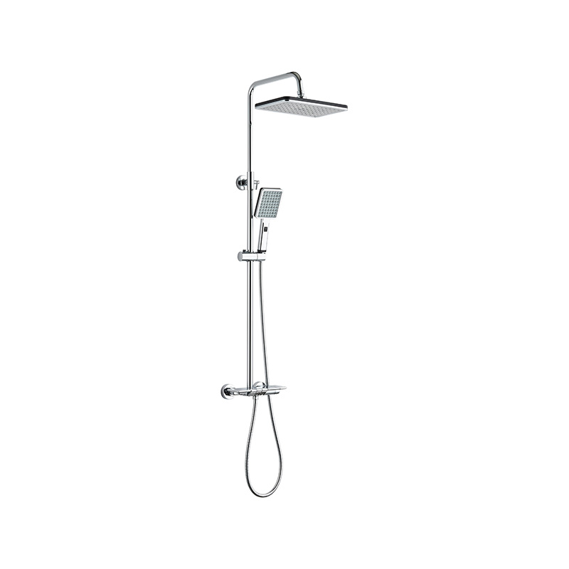LD-03 Chrome Square Rain and Round Handheld Bathroom Shower Mixer LD-03 Chrome Square Rain and Round Handheld Bathroom Shower Mixer