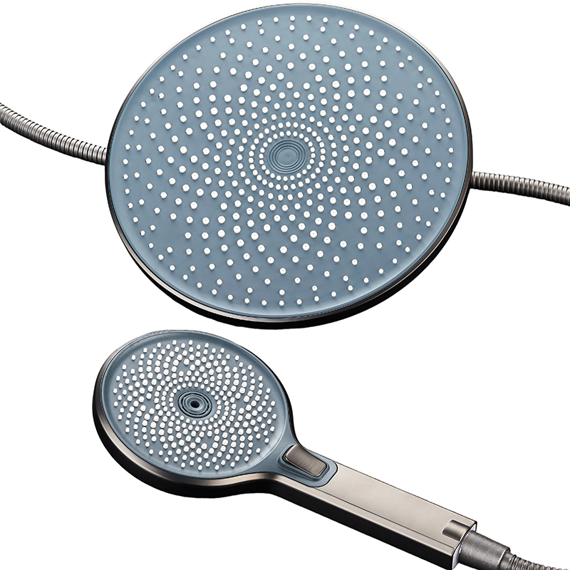 DS-246 346 Round Ultra-Thin Stainless Steel Shower Head Set DS-246 346 Round Ultra-Thin Stainless Steel Shower Head Set