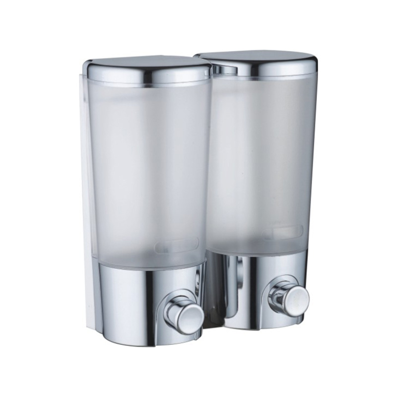 TM-14 Adjustable Capacity Dual-tube Wall Mounted Liquid Soap Dispenser TM-14 Adjustable Capacity Dual-tube Wall Mounted Liquid Soap Dispenser
