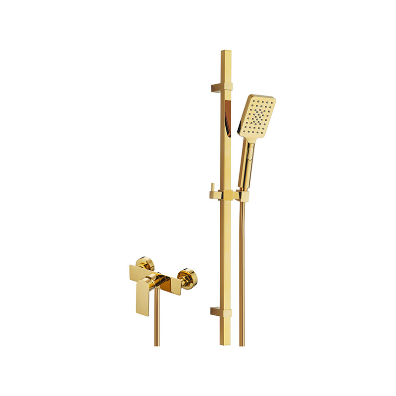 TM-2092 800mm Wall Mounted Golden Sliding Bar Set TM-2092 800mm Wall Mounted Golden Sliding Bar Set